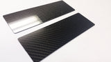 94-00 Mustang CARBON FIBER Radio Stereo CD Delete Plate 2 PIECES