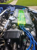 GREEN FLUORESCENT Valve Cover Spark Plug Insert For Honda B18 B16 B Series
