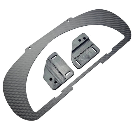 Carbon Fiber MATTE Bezel for S2000 AP1 AP2 Cluster for Honda EG ONLY WITH mounting kit