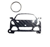 Carbon Fiber keychain for Lotus Emira (2022-Present)  Inspired Keychain Lanyard  front view Glossy Twill