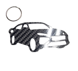 Carbon Fiber keychain for Lamborghini Urus (2018-Present) SUV Inspired Keychain Lanyard 3d  front view Glossy Twill gift (Copy)