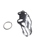 Carbon Fiber keychain for Lamborghini Urus (2018-Present) SUV Inspired Keychain Lanyard 3d  front view Glossy Twill gift (Copy)