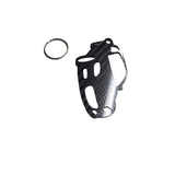 Carbon Fiber keychain for Mazda RX-8 (2003-2008) Inspired Keychain Lanyard 3d front view Glossy Twill (Copy)