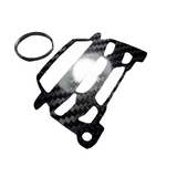 Carbon Fiber keychain for BMW M3 F80 (2018-2020) Inspired Keychain Lanyard gift front view Glossy Twill