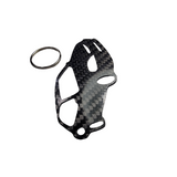 Carbon Fiber keychain for Honda Civic EK (1996-2000) Hatchback Inspired Keychain Lanyard 3D FRONT STANCE view Glossy Twill