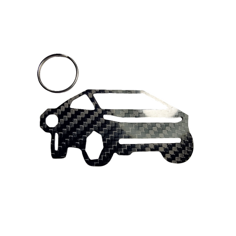Carbon Fiber keychain lanyard fits for Tesla Cybertruck glossy