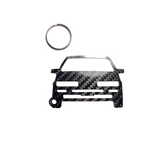 Carbon Fiber keychain for Toyota Levin AE86 (1985-1987) Inspired Keychain Lanyard  front view Glossy Twill