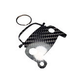Carbon Fiber keychain for Volkswagen Beetle Classic (1950-1959) VW Bug Type 1 Inspired Keychain Lanyard  front view Glossy Twill