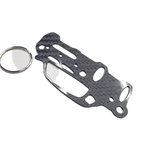 Carbon Fiber keychain for Lotus Elise Series 1 (1996-2001) Inspired Keychain Lanyard 3d  front view Glossy Twill (Copy) (Copy)
