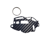 Carbon Fiber keychain for Honda Civic EK (1996-2000) Coupe Inspired Keychain Lanyard 3D rear view Glossy Twill