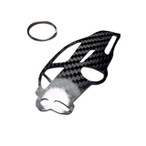 Carbon Fiber keychain for Honda Civic Si (2006-2011) FG1 8th Gen SEDAN Inspired Keychain Lanyard 3D front view Glossy Twill