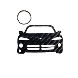 Carbon Fiber keychain for Dodge Viper SR I (1991-1995) 1st Generation Inspired Keychain Lanyard  front view Glossy Twill