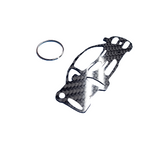 Carbon Fiber keychain for McLaren F1 (1992-1998) Inspired Keychain Lanyard 3d FRONT view Glossy Twill