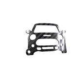 Carbon Fiber keychain for Mini Cooper S F56 (2014-2021) 3rd Generation Inspired Keychain Lanyard  front view Glossy Twill (Copy)