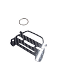 Carbon Fiber keychain for Honda Accord (1998-2001) Inspired Keychain Lanyard Front view Glossy Twill