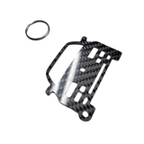 Carbon Fiber keychain for Volkswagen Corrado VR6 (1992-1995) Inspired Keychain Lanyard 3d front view Glossy Twill (Copy)