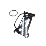 Carbon Fiber keychain for Lotus Elise Series 1 (1996-2001) Inspired Keychain Lanyard  front view Glossy Twill (Copy)