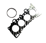 Carbon Fiber Keychain for of HONDA D Engines D16 Head Gasket Cylinder