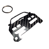 Carbon Fiber keychain for Pontiac Firebird Trans Am (1979-1981) Inspired Keychain Lanyard front  view Glossy Twill gift