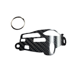 Carbon Fiber keychain for Honda Civic CRX (1988-1991) Inspired Keychain Lanyard 3d rear view Glossy Twill