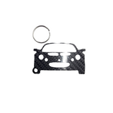 Carbon Fiber keychain for Lotus Elise Series 1 (1996-2001) Inspired Keychain Lanyard  front view Glossy Twill (Copy)