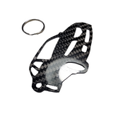 Carbon Fiber keychain for Acura TSX (2004-2008) Inspired Keychain Lanyard 3d front stance view Glossy Twill