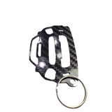 Carbon Fiber Keychain for Subaru WRX STi (2004-2005) bug eye Inspired Keychain Lanyard  front view Glossy Twill Version 2