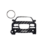 Carbon Fiber keychain for Chrysler 300C SRT8 (2005-2010) Inspired Keychain Lanyard  front view Glossy Twill
