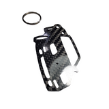 Carbon Fiber keychain for Lotus Elan M100 Roadster (1989-1995) Inspired Keychain Lanyard  3D front STANCE view Glossy Twill
