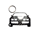 Carbon Fiber keychain for Pontiac Firebird Trans Am (1979-1981) Inspired Keychain Lanyard front  view Glossy Twill gift