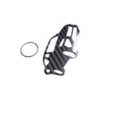 Carbon Fiber keychain for Lamborghini Urus (2018-Present) SUV Inspired Keychain Lanyard 3d  front view Glossy Twill gift (Copy)