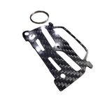 Carbon Fiber keychain for Pontiac Trans Am (2010-2013) based on Chevy Camaro Gen 5 Inspired Keychain Lanyard  front view Glossy Twill gift christmas