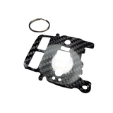 Carbon Fiber keychain for Land Rover Series III (1971-1985) Inspired Keychain Lanyard  front view Glossy Twill gift christmas