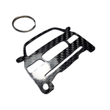 Carbon Fiber keychain for Ford Crown Victoria (1998-2012) Inspired Keychain Lanyard   front view Glossy Twill
