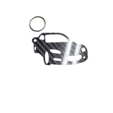 Carbon Fiber keychain for Mazda RX-8 (2003-2008) Inspired Keychain Lanyard 3d front view Glossy Twill (Copy)