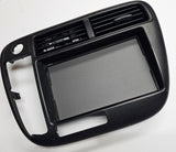 Honda 99-00 Carbonfaser Civic EK Doppel-DIN Radio Stereo Blindplatte Abdeckung