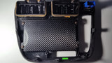 Honda 99-00 Carbon Fiber Civic EK Double Din Radio Stereo Block Off Plate Delete