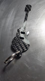 Gibson Les Paul Guitar Inspired Solid CARBON FIBER 2.0mm Key Chain