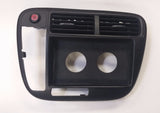 Honda ABS 99-00 Civic Double Din 2 52mm guage Radio Stereo Block Off