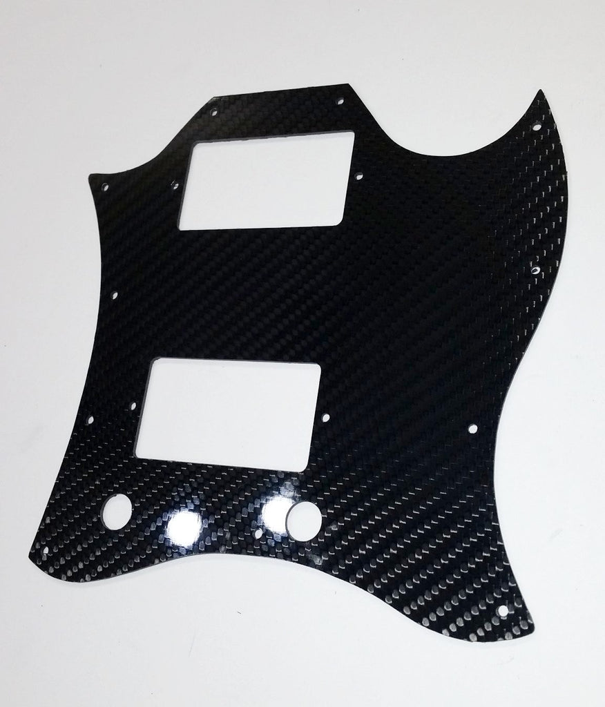 CARBON FIBER Pickguard for SG Standard Full Face Guitar Plate