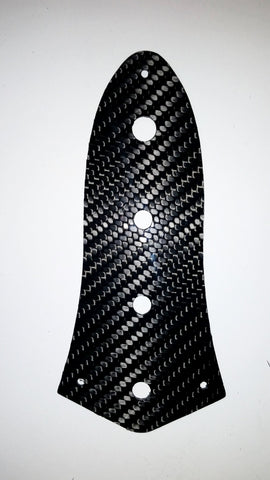 CARBON FIBER 4 Holes Control Plate for Fender JB Jazz Bass Guitar *MADE IN USA*