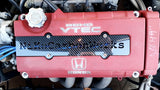 Honda B16 b18 DOHC VTEC B-Series Custom "YOUR CUSTOM TEXT" CARBON FIBER Spark Plug Cover