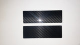 94-00 Mustang CARBON FIBER Radio Stereo CD Delete Plate 2 PIECES