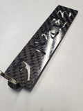 SEND NUDES Japanese jdm Script carbon fiber custom keychain lanyard gift
