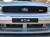 Front License Plate CARBON FIBER Boxer Delete 14"x2.5" for Subaru WRX 02-03 ONLY