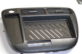 Honda CARBON FIBER GRILL 99-00 Civic Din Radio Stereo Block Off Plate Delete
