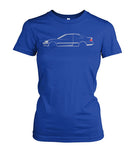 HONDA CIVIC EK COUPE INSPIRED OUTLINE T-SHIRT AND HOODIE DESIGN