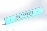 CARBON FIBER SUBIE! Front License Plate Delete for Subaru WRX Impreza STi