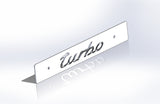 CARBON FIBER CNC'ed TURBO Front License Plate Delete for Subaru WRX Impreza STi