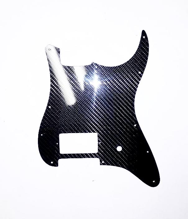 CARBON FIBER Guitar Single Humbucker Pickguard for Fender Stratocaster